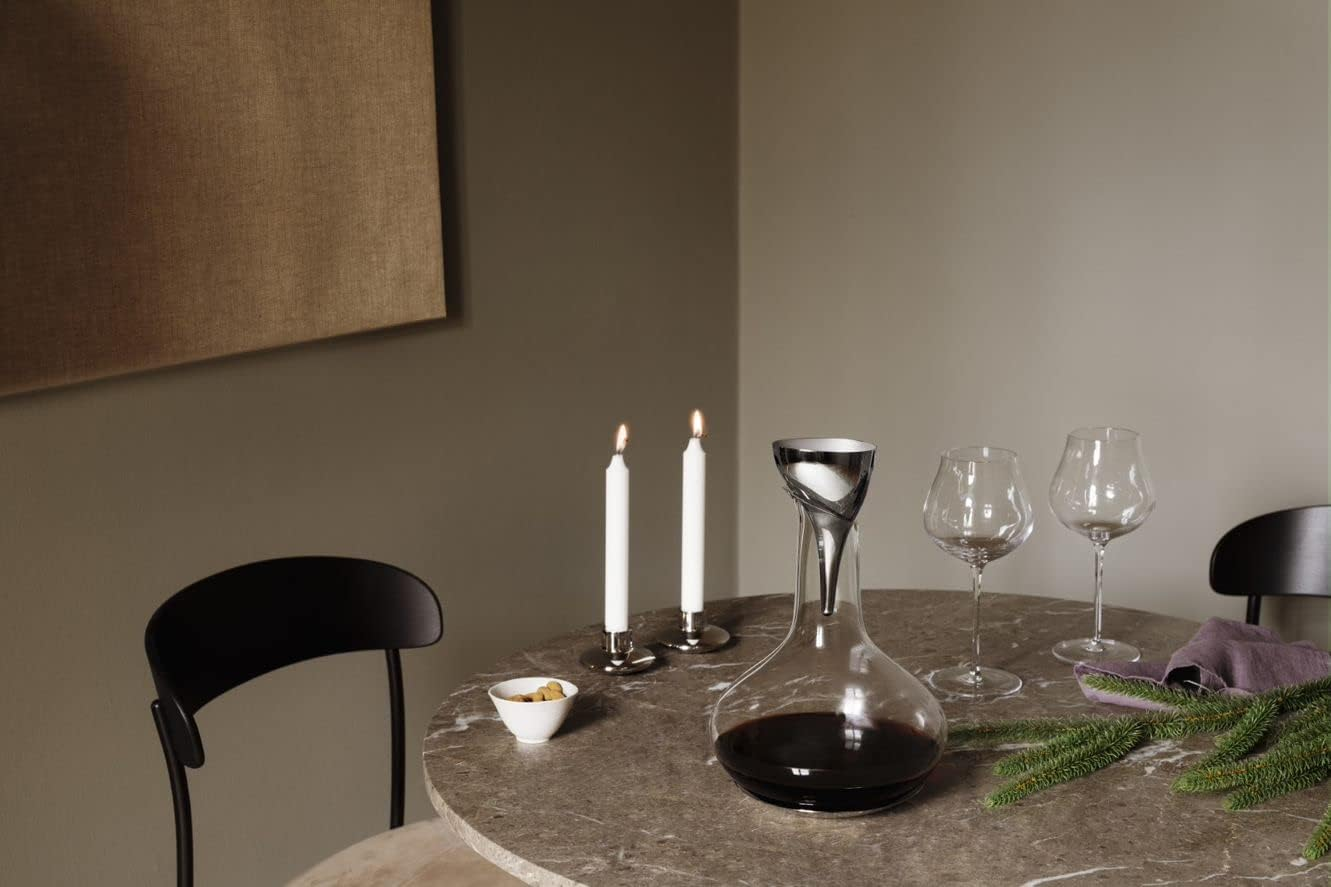 Georg Jensen Sky Collection Stainless Steel Aerating Wine Funnel with Filter image number 1