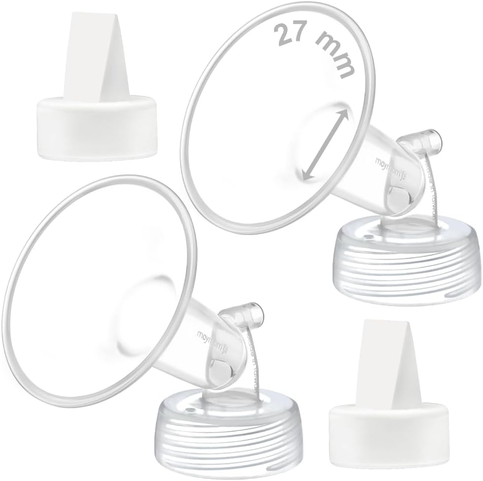 Maymom 27 Mm Flange and Duckbill Valve Compatible with Spectra S1 Spectra S2 Spectra 9 plus Not Original Spectra Pump Parts Replace Spectra S2 Pump Parts Spectra Flange Spectra Duckbill Valve image number 4