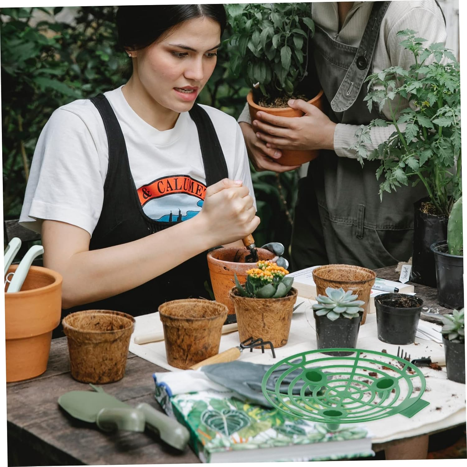 Outanaya 10Pcs Strawberry Supports Plastic Material Strawberry Holder for Gardening Planting Rack image number 4