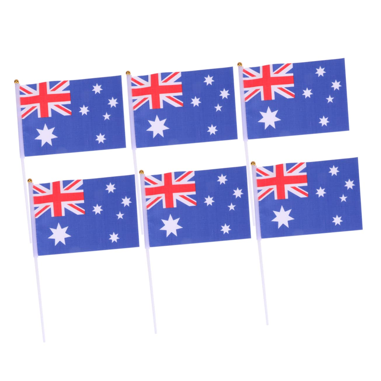 CAXUSD 50Pcs Hand Held Australia Stick Flags Small Country Flags Stick for Parties Celebrations and Decorations for Events image number 2