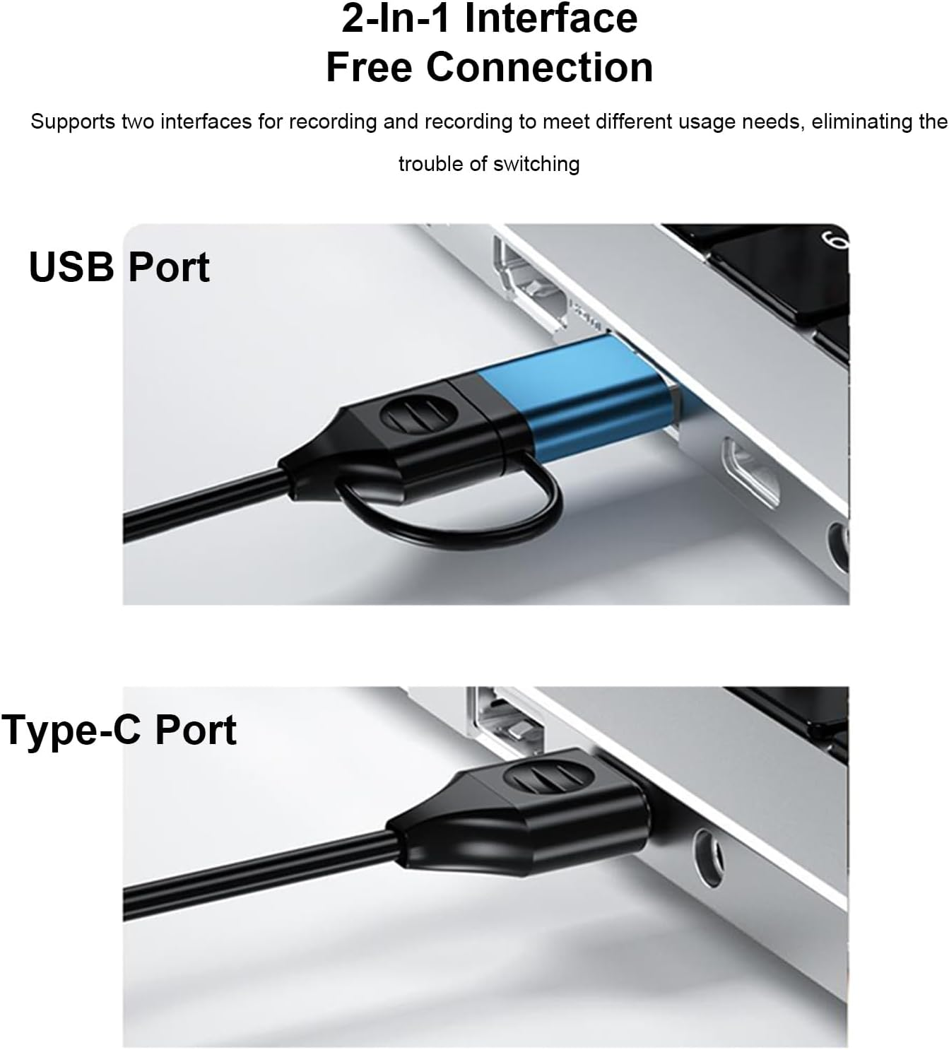 Dpofirs HDMI to Type C Video Capturing Card, USB 3.0 Video Capture Card, for Teaching, Gaming, Video Conferencing or Live Broadcasting, 4K Input 1080P Output image number 1