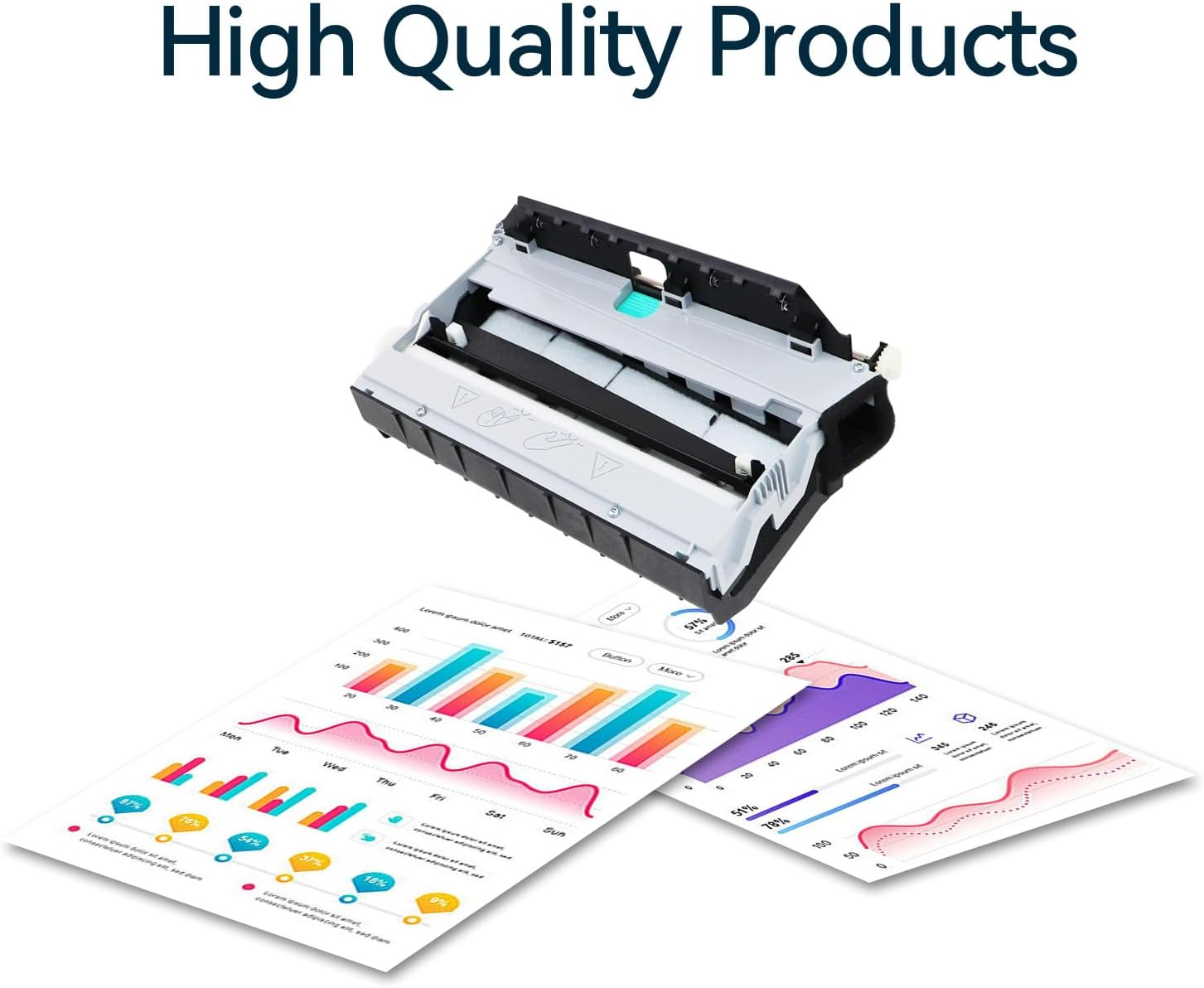 CN459-60375 CN598-67004 Duplex Module Assembly Use for Officejet X451 X551 X476 X576 Printers for 973 974 Ink Waste Collection/ Maintenance Ink image number 3