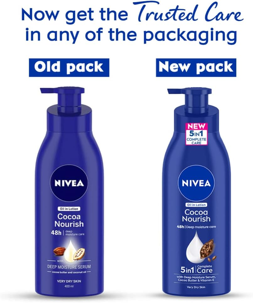 Nivea Cocoa Nourish Body Lotion 400Ml image number 3