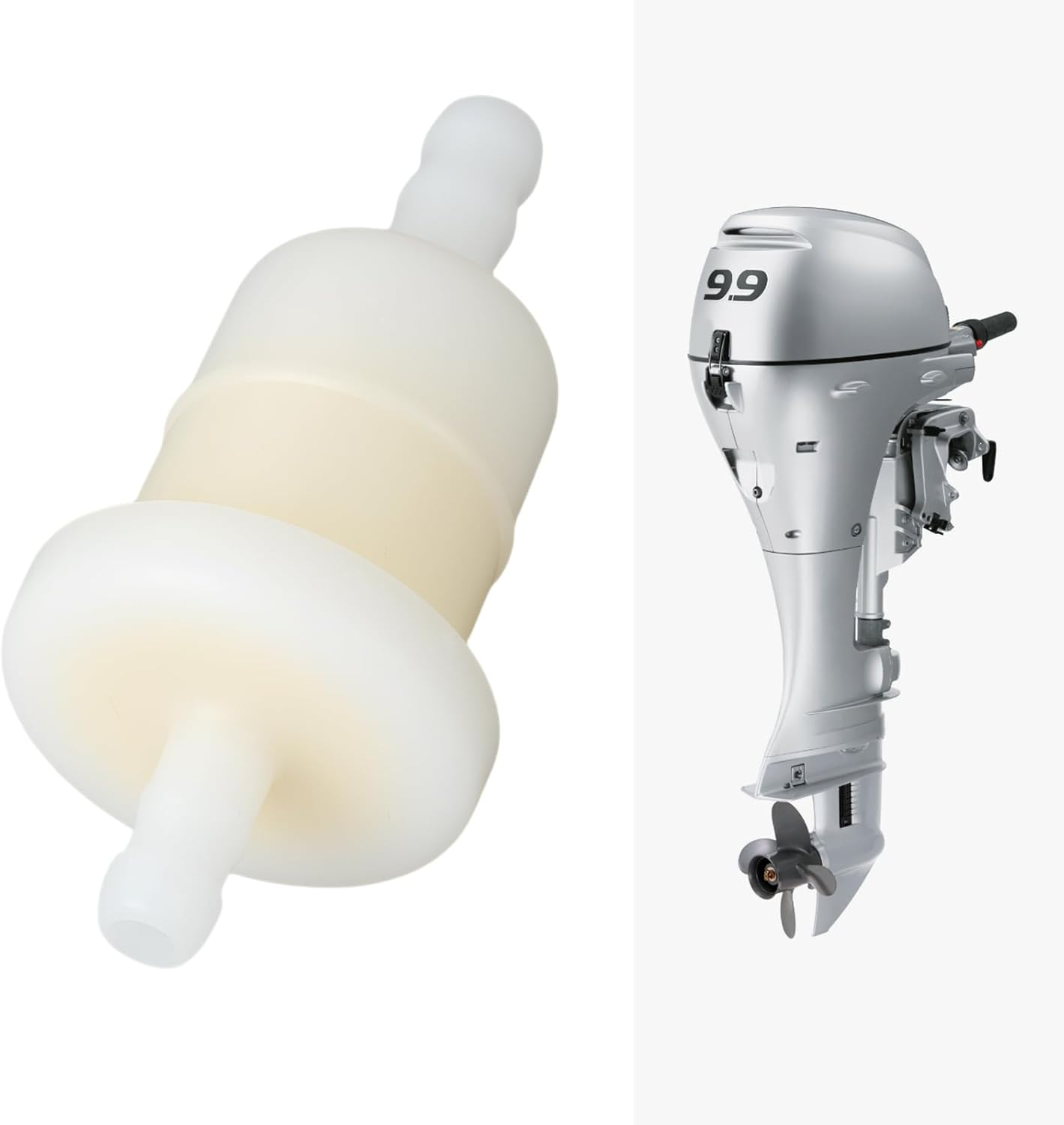 VGOL 2Pcs Marine Engine Fuel Filters 16910-ZV4-015 Compatible with Honda BF Four Stroke Outboard Engine