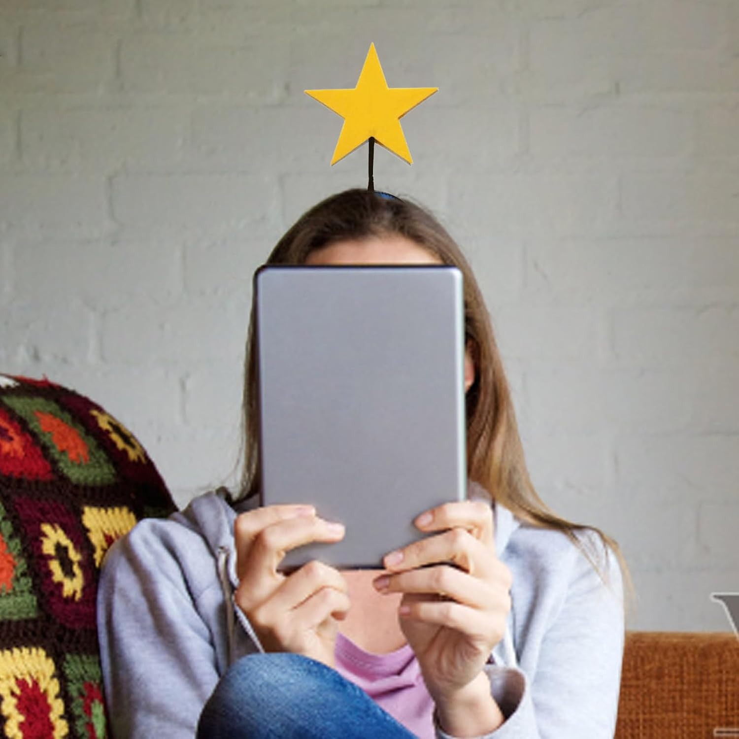 Star Hair Bands Photo Booth Props Eye-Catching Sun Headbands Party Headwear Funny Headbands for Music Festivals image number 1