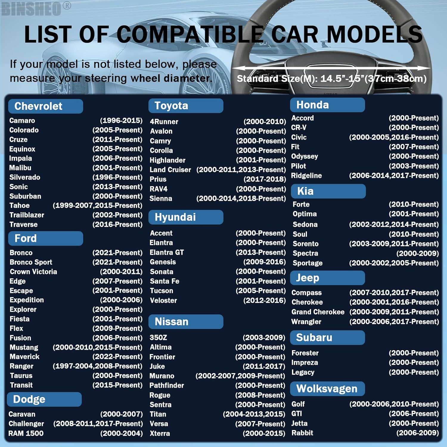 Binsheo Nappa Leather Pink Steering Wheel Cover, Advanced Microfiber Leather Non-Slip Breathable Fabric, Warm in Winter and Cool in Summer, Universal 15 Inch image number 6