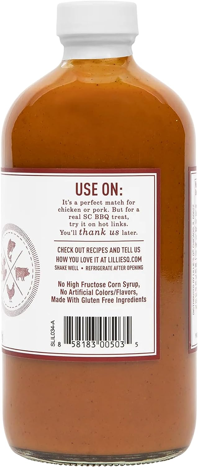 Lillie'S Q Gold BBQ Sauce, 567 G image number 4