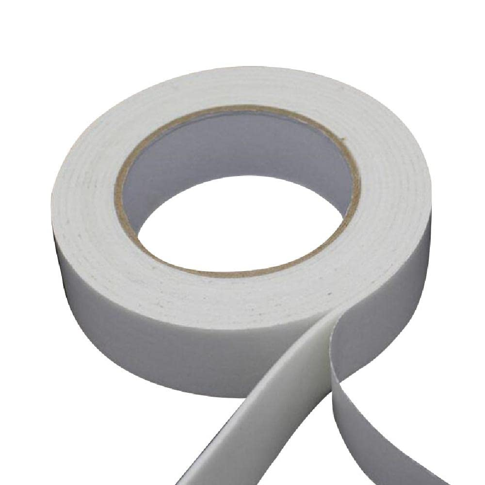 Tophomer 1Roll 5Mm Double-Sided Foam Tape, 10M Length Waterproof Sponge Ribbon Adhesive for Scrapbooking, Cards Manufacturing, Gift Packaging, Decoration, Manual Work, White