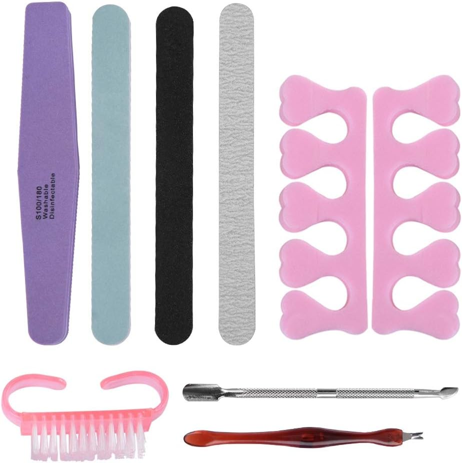 Manicure Set, Nail Files Set, Professional Nail Files and Buffer Manicure Kit, for Gel Nail Art Fingernails Toenails Travel, Gift image number 5