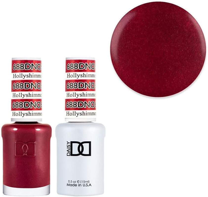 DND 688 Hollyshimmer - Daisy Collection Gel & Lacquer Duo 15Ml