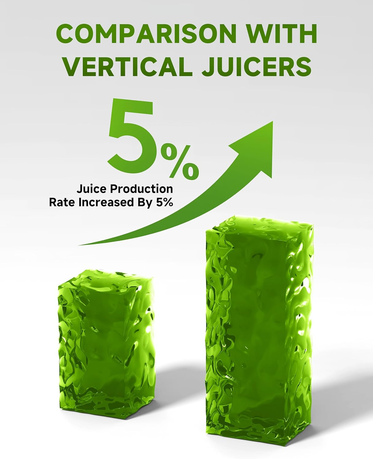 AMZCHEF Cold Press Juicer for Whole Fruits and Vegetables,Masticating Slow Juicer Machines with Reverse Function, High Juice Yield, Easy to Clean, BPA Free Juice Extractor with 2 Cups and Brush，Gray image number 1