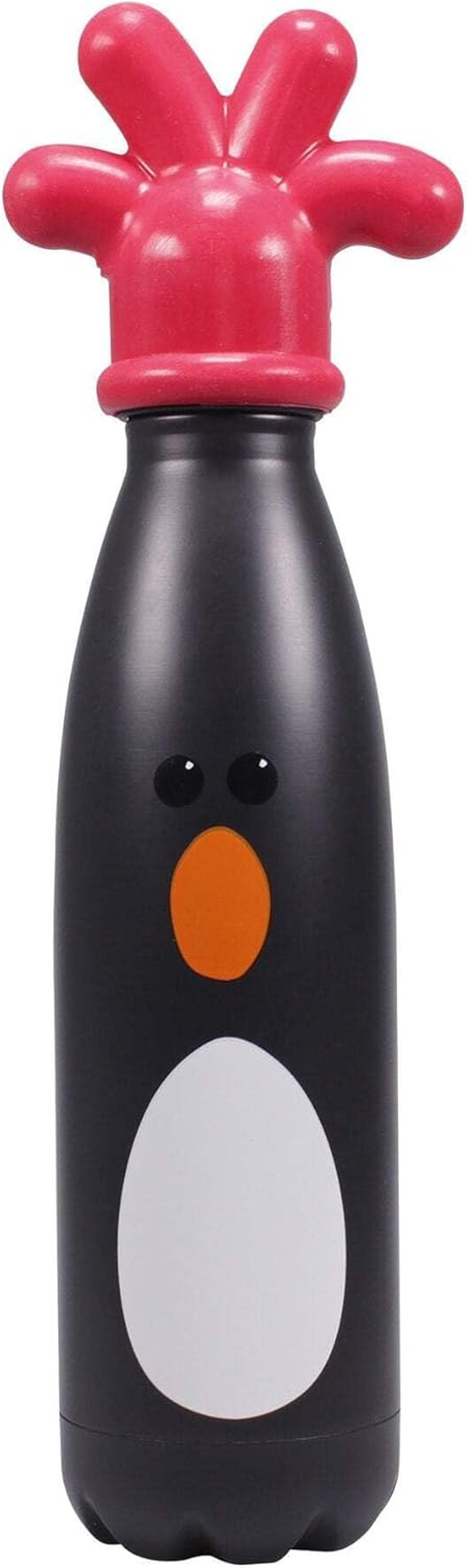 Aardman - Water Bottles - Wallace and Gromit Metal Water Bottle - Feathers Mcgraw image number 1