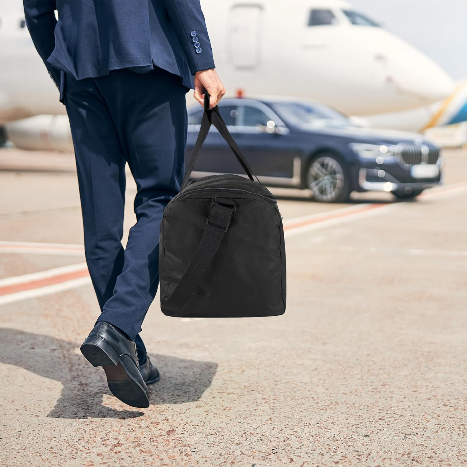 20 Inch 40 Liter Duffel Duffel Bag for Men Women Teens Duffel Duffel Bag for Travel Weekend Night, Black, M, Duffel Bag