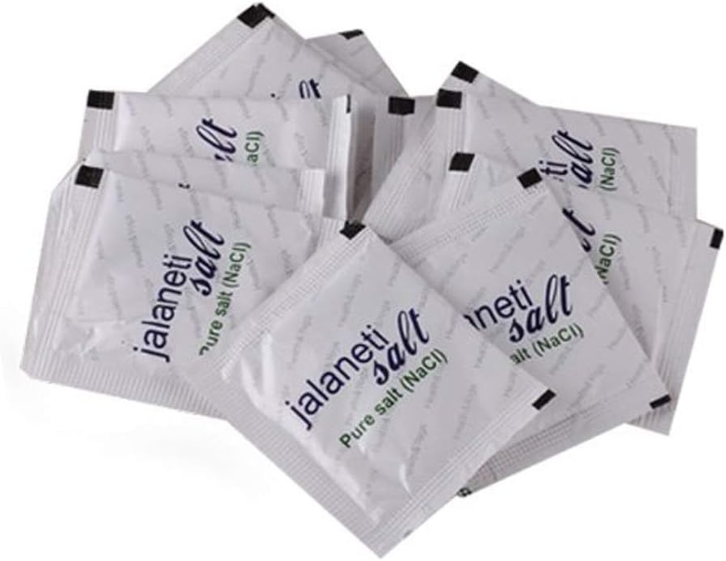 Qwikflo Economy, Light-Weight Neti Pot - Handy, Compact and Travel Friendly (White) (1 White, 10 Sachet Salt) - 1 White image number 5