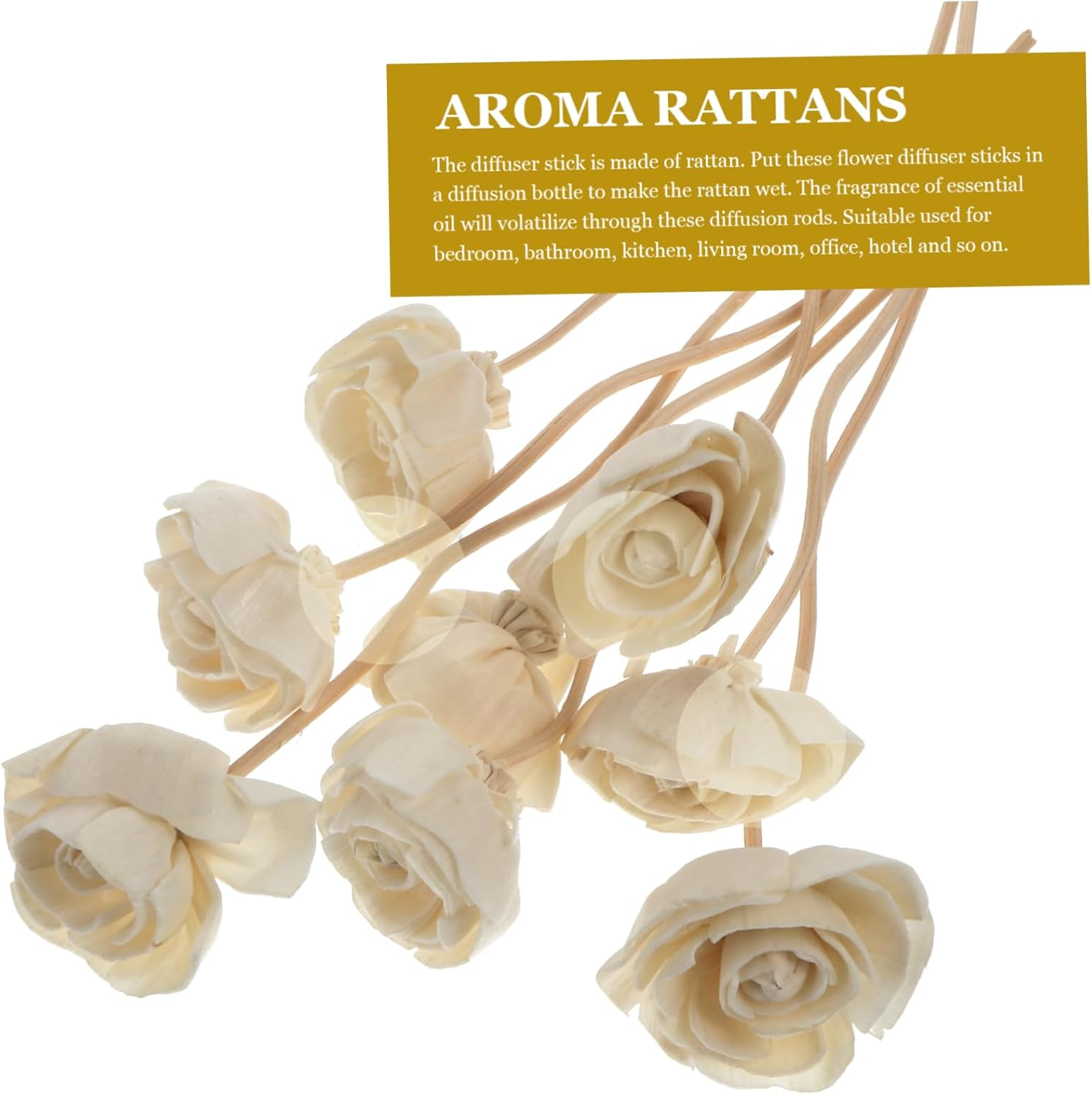 16Pcs Aromatherapy Rattan Vines Sticks Diffuser Rattans for Home Fragrance Decoration Essential Oil Diffuser Accessories image number 5