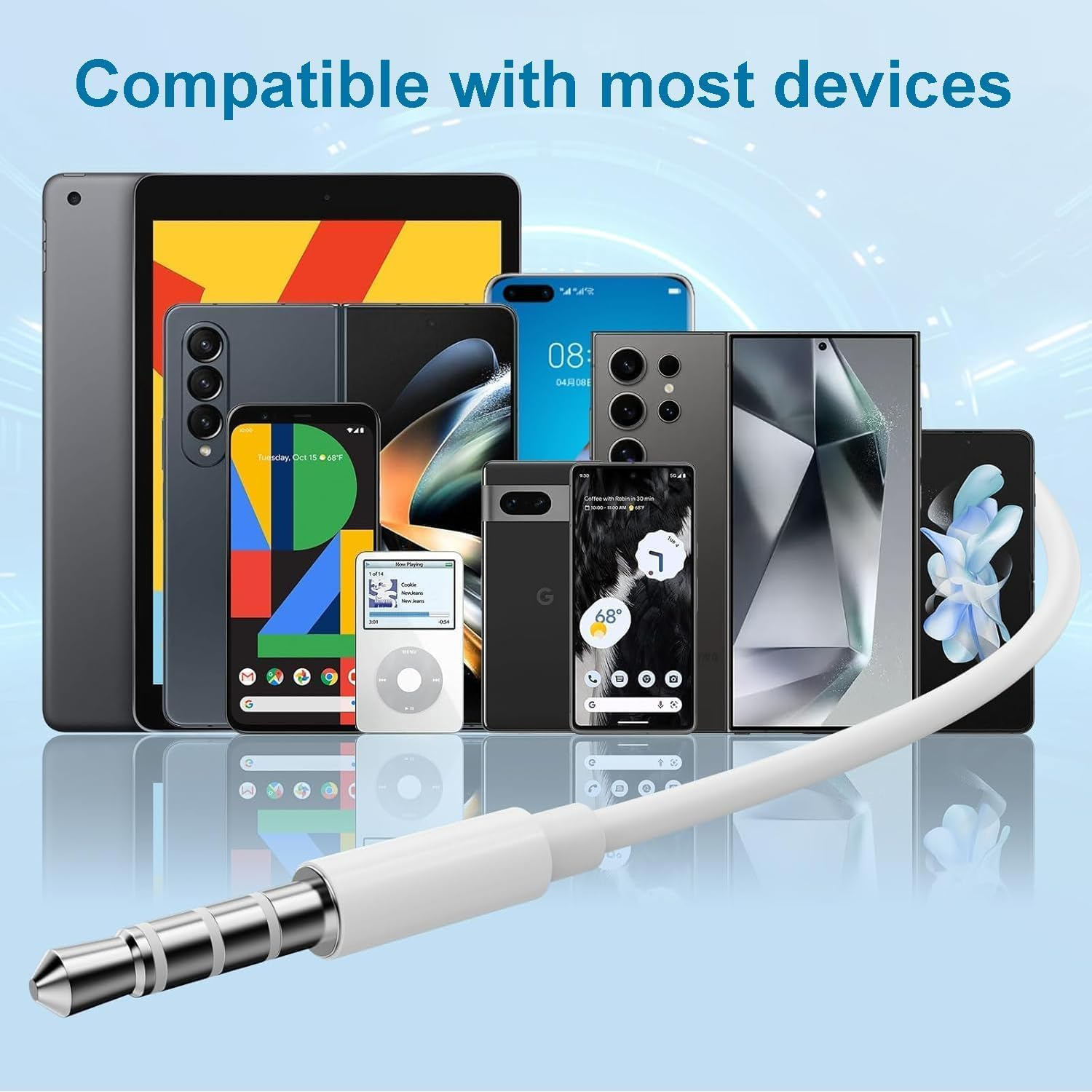 XINSHIKEJI 2 Pack Headphones with Cable in Ear with Microphone and Volume Control for Most 3.5 Mm Jack Audio Devices image number 4