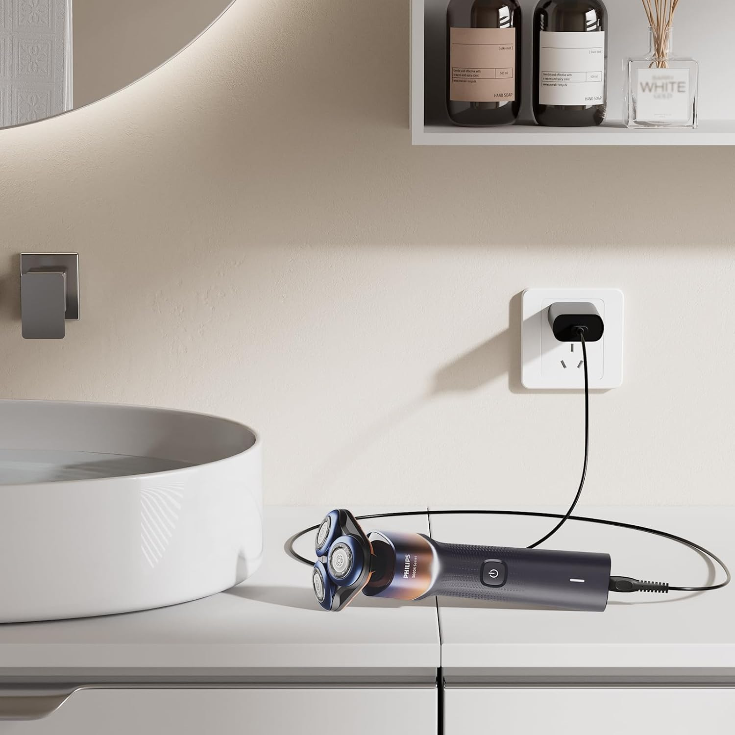 1M/3.3Ft 5V Charger for Philips Shaver Charger PQ888 PQ889 S9647 S7832 S7837 S8850 S9642 X5003 X5005 X5009 S5835 S5836 S1112 S1113 S1115 S1118 Shaver Adapter Power Supply Cord USB Charging Cable image number 5