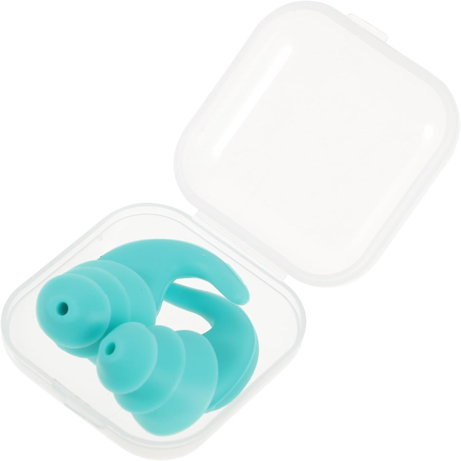 KONTONTY Noise Reduction Silicone and Studying Comfortable Pressure Fit Noise Cancelling Earbuds for Work Concerts and Travel Green image number 1