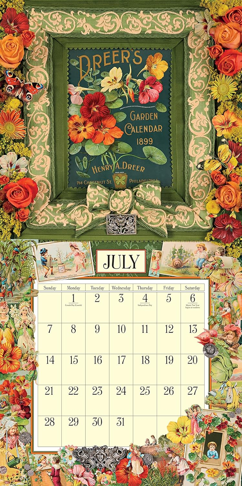 Cynthia Hart'S Victoriana Wall Calendar 2024: for the Modern Day Lover of Victorian Homes and Images, Scrapbooker, or Aesthete image number 3