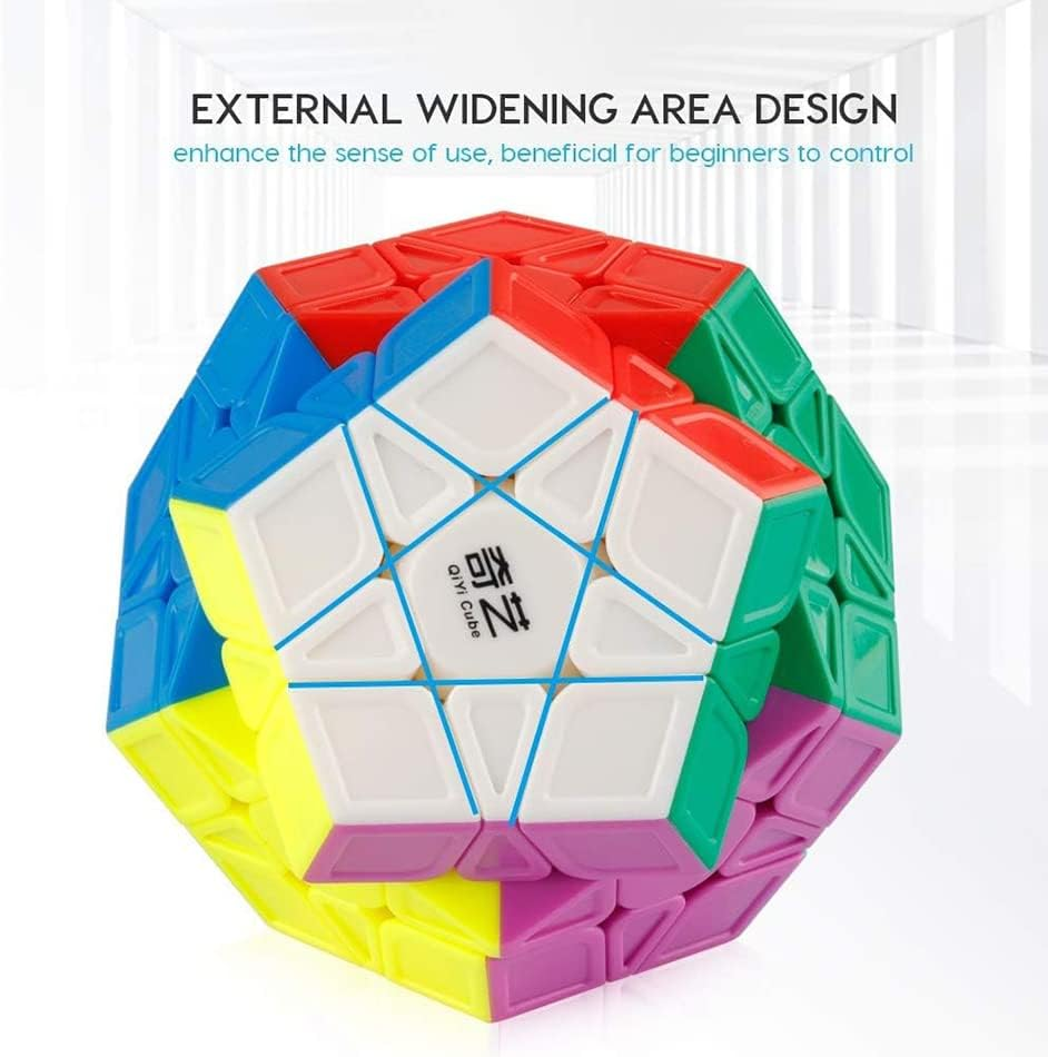 Willking Qiyi Megaminx Speed Cube Sculpted Stickerless 3X3 Pentagonal Dodecahedron Speed Cube Puzzle Toy (Qiheng S Version) image number 5