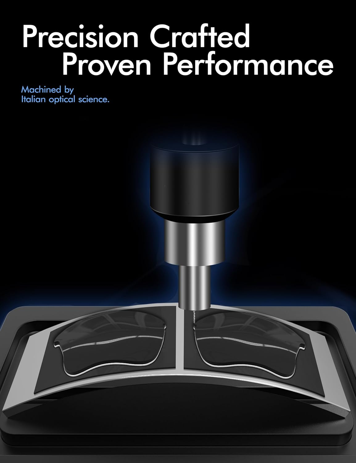 Saucer Premium Replacement Lenses Compatible with Ray-Ban Meta Wayfarer (Gen 2) RW4012 53Mm Smart Sunglasses image number 3