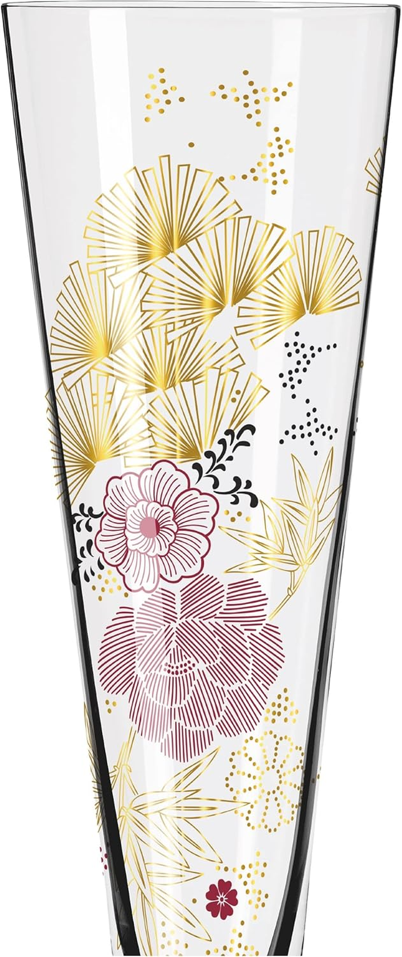 RITZENHOFF Goldnacht No. 20 Series 1071020 Champagne Glass 200 Ml Elegant Designer Piece with Real Gold Made in Germany image number 5