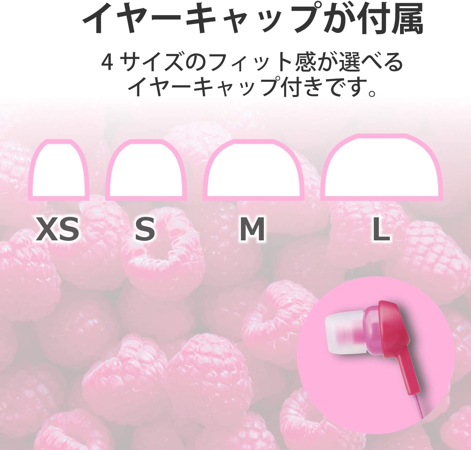 Elecom EHP-C3520PND Stereo Earphones, Anti-Tangle Flat Cord, Y-Type, 0.4 Inch (9 Mm) Driver, Deep Pink