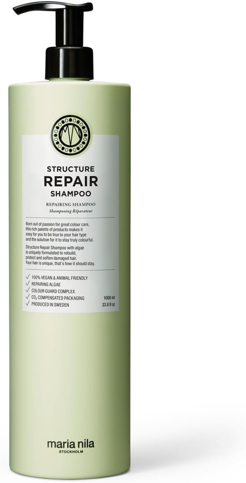 Maria Nila - Structure Repair Shampoo 350 Ml | Gentle Hair Shampoo for Damaged Hair MN-3600