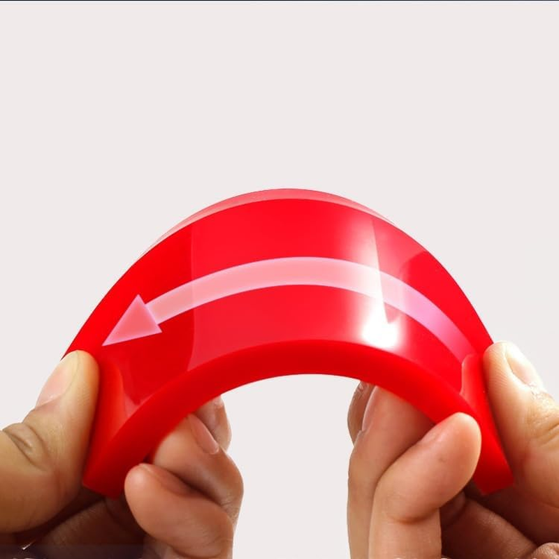 Silicone Rubber Squeegee for Glass, Mirror, Shower, Auto, Car Windows (Red, 13Cm) image number 3
