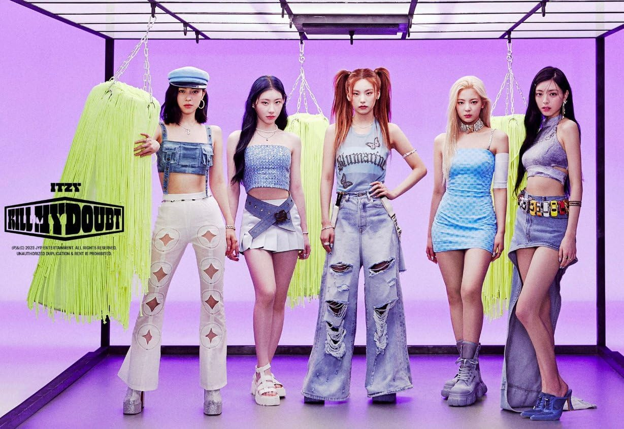 ITZY KILL MY DOUBT 7Th Mini Album Cassette Tape Random Version Case+1Ea Cassette Tape+Booklet+1P Photocard+1Ea Deco Sticker+Tracking Sealed image number 5