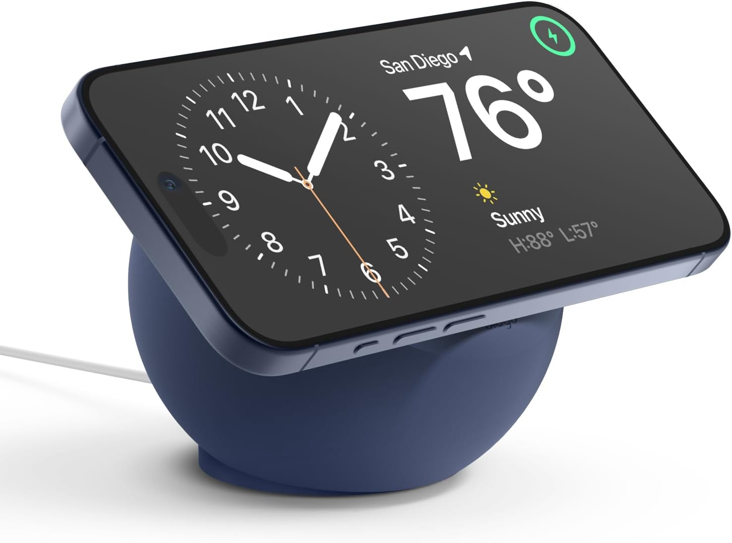 Elago MS2 Charging Stand Compatible with Magsafe Charger - Premium Silicone Stand Compatible with Iphone 17/16/15/14/13/12 Series [Charger Not Included] (Stone)