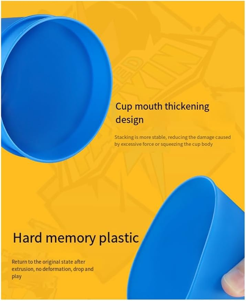 12Pcs Kid Quick Stacking Cups Set Mini Speed Training Game Fun Stacking Cup Fast Paced Game for Girls Easy Install image number 2