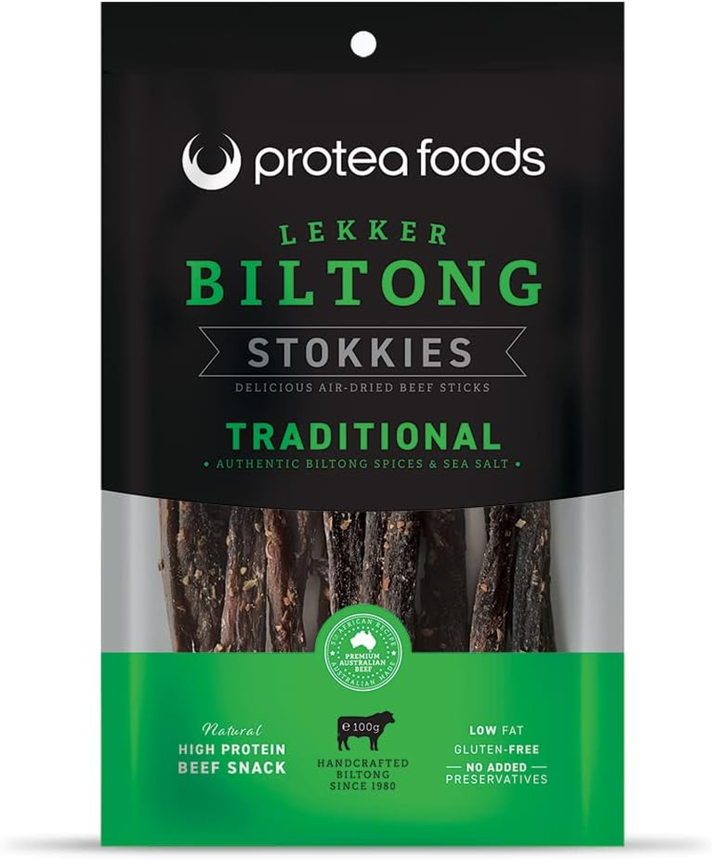 Protea Foods Traditional Lekker Biltong Stokkies - 100G image number 2