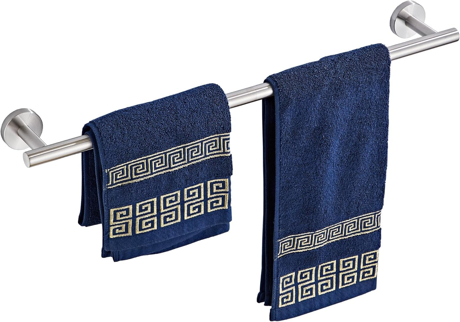 YUET Towel Rail 40CM Chrome Hand Towel Holder Bar Bathroom Holders for Bathrooms Kitchen Dish Cloths Hanger 304 Stainless Steel RUSTPROOF Wall Mounted 16'' (Polished Mirror)