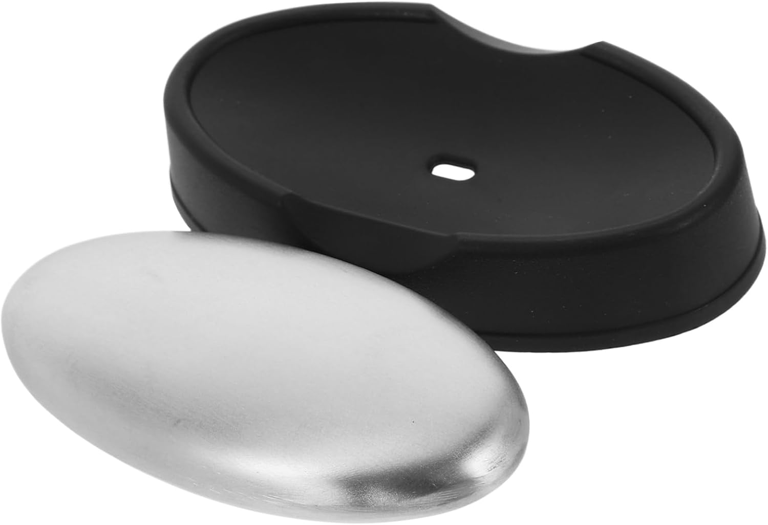 BRIGHTFUFU Stainless Steel Soap Bar Odor Absorber for Kitchen Gadget Metal Soap for Cleaning Hands Portable Odor Remover 304 Cleaning Tool image number 5