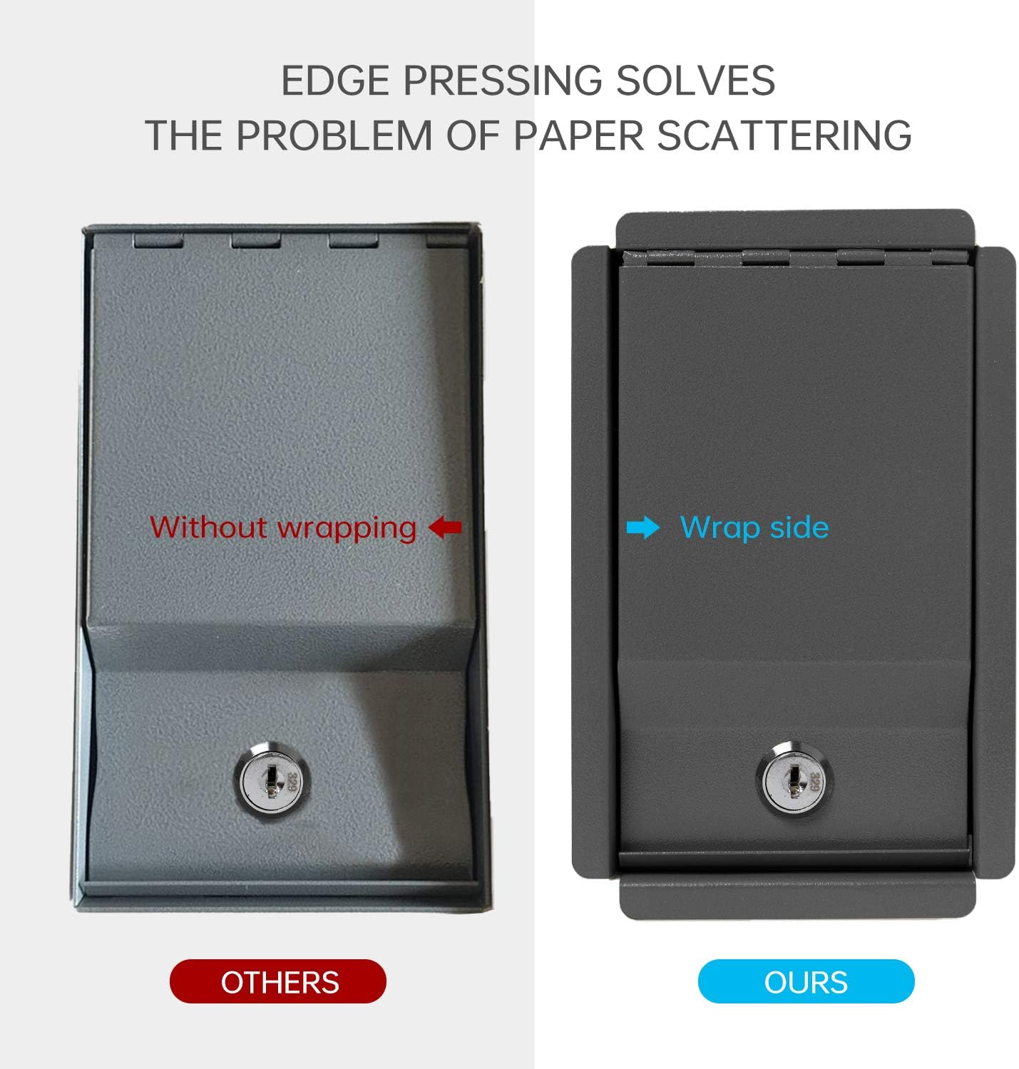 Real Paper Diversion Book Safe Storage Box, Dictionary Secret Safe with Code Lock/Key, Flip Book Hidden Safe (M Key, Black Dictionary) image number 4