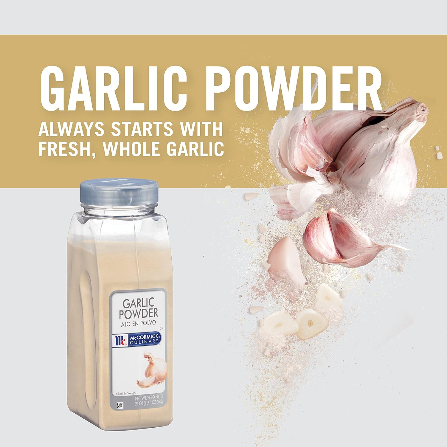 Mccormick Culinary Garlic Powder, 21 Oz image number 4