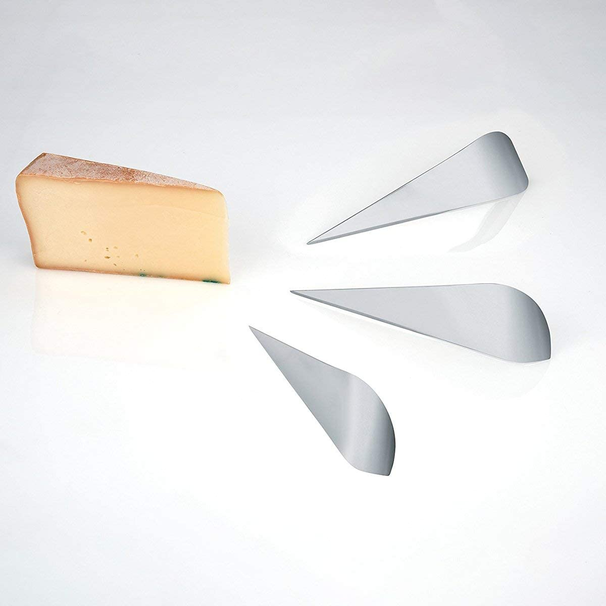Alessi Antechinus Cheese Knife in Steel Aisi 420 Mirror Polished, Silver image number 1