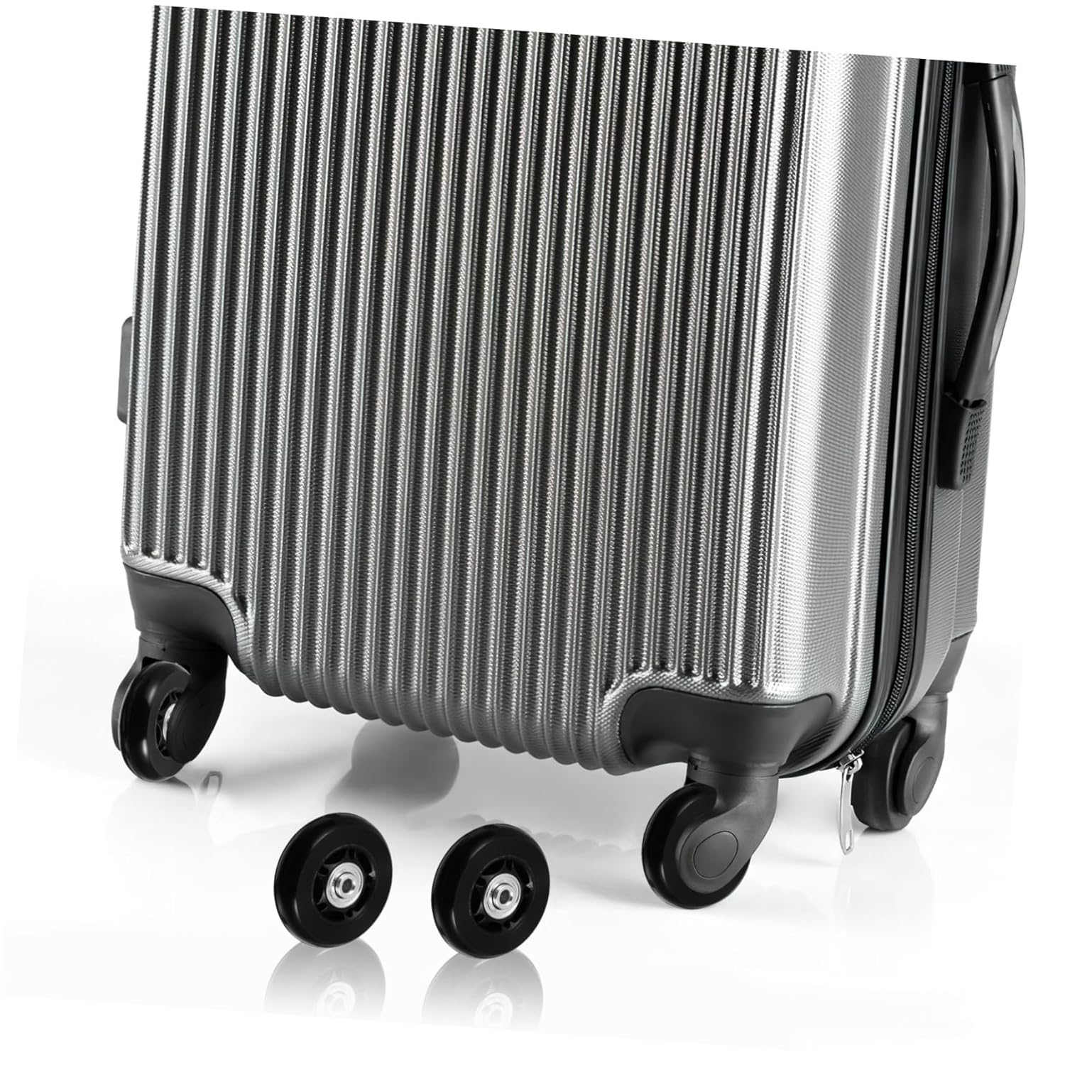 CHILDWEET 4Pcs Useful Luggage Case Wheel Suitcase Parts Caster Wheels for Travel Leather Luggage Bag Spinner Replacement Kit image number 2