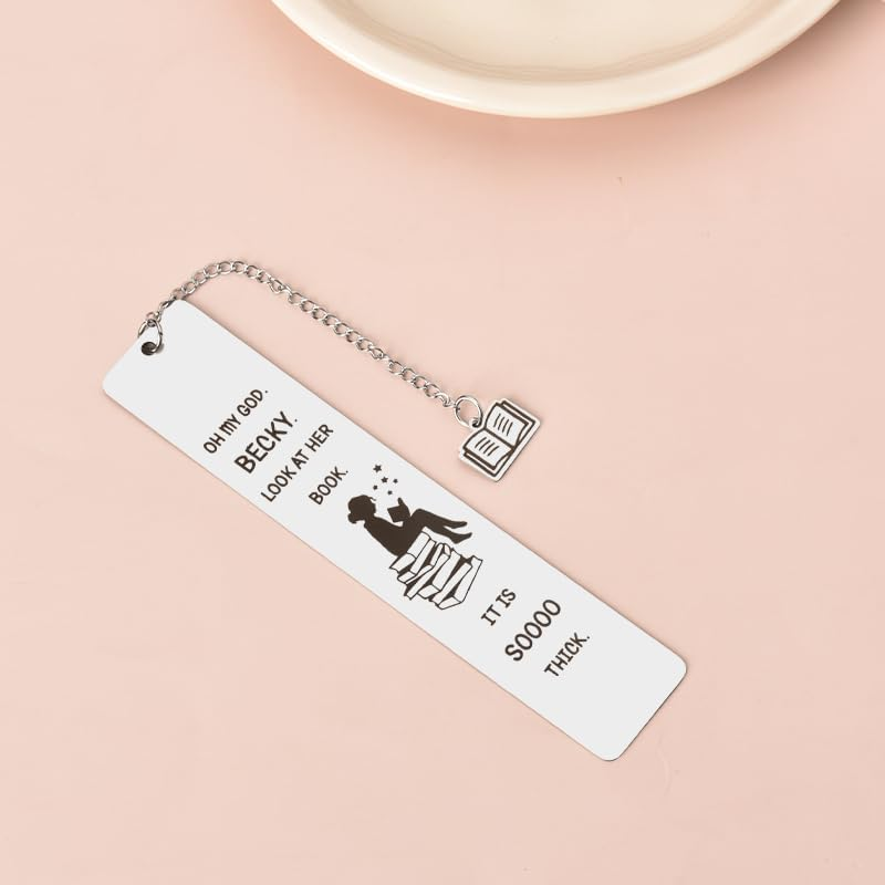 Funny Book Lover Gifts for Women Humorous Bookmark Gag Gifts for Reading Teachers Fun Gifts for Readers Book Marks for Reading Gifts for Girls Friend Humor Birthday Gifts Read Accessories for Women image number 1
