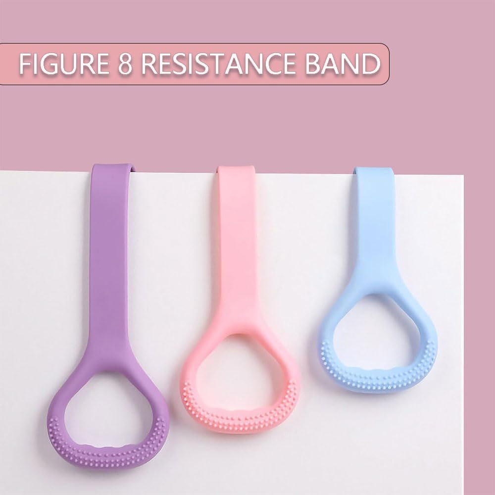 Figure 8 Resistance Band for Women, Elastic Chest Expander Stretch Band, Open Back Tension Rope, Home Fitness Yoga Pull Rope for Back, Shoulder and Arm Training image number 6