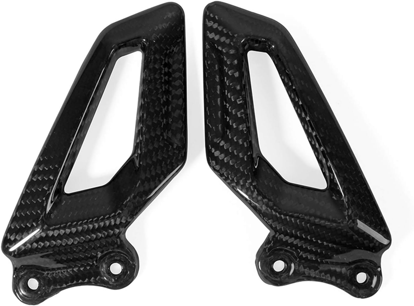 Foot Peg Foot Rest Motorcycle Parts 100% C&Arbon Fiber System Heel Guard Footrest Foot Peg Plates for B&MW S1000RR S1000 RR 2020 Footboard image number 4