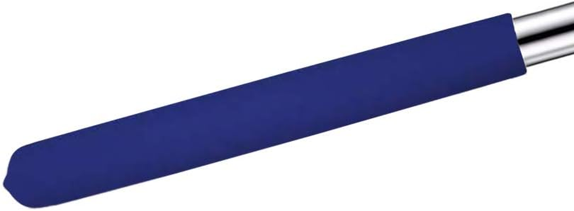 Pointer - Teachers Pointer - Teaching Pointer - Hand Pointer Extended Length, Presenter Whiteboard Pointer, Black Matte with Chrome Trim (Felt Blue)