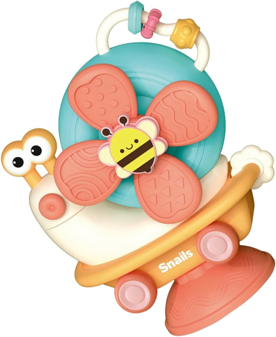 Vaguelly Windmill Plaything High Chair Toy with Suction Cup High Chair Suction Toy Suction Windmill Toy Windmill Toy for Highchair Plastic Sports to Rotate Christmas Socks image number 6