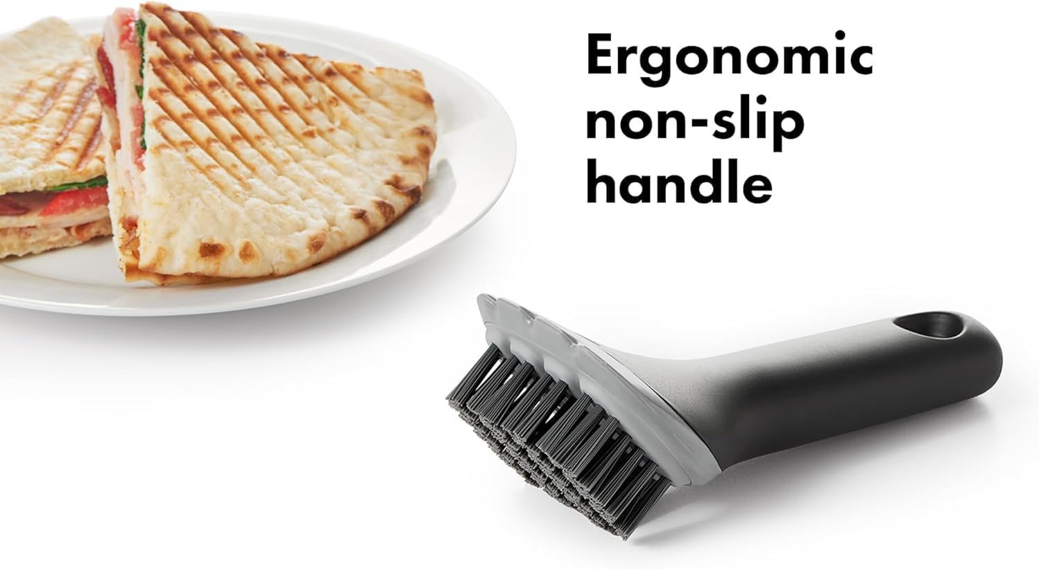OXO Good Grips Electric Grill and Panini Press Brush, Black