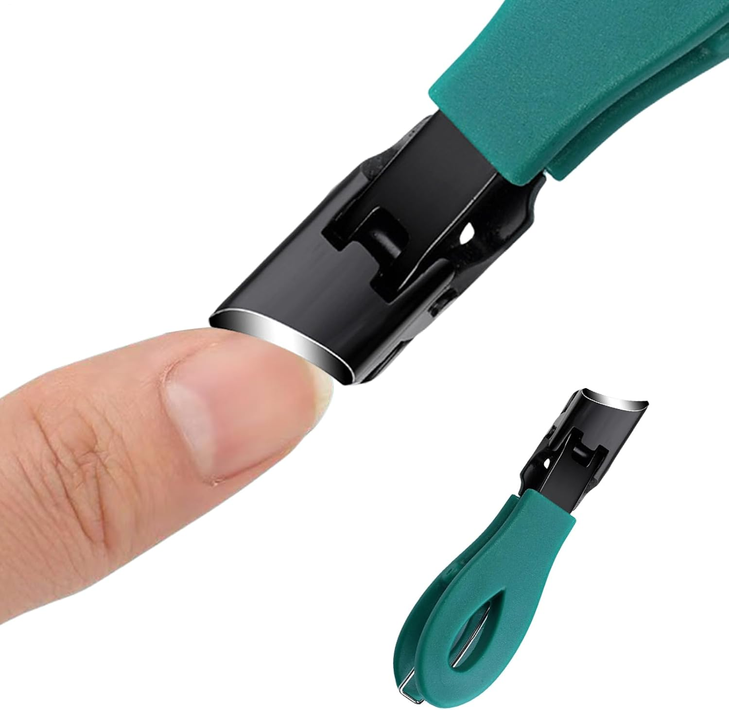 Ingrown Nail Clippers, Anti-Splash Large Opening Toe Nail Clippers, Heavy Duty Fingernail Trimmer Toenail Cutter Hand Care for Salon Household Travel Elderly Women Men Adults Kids image number 5