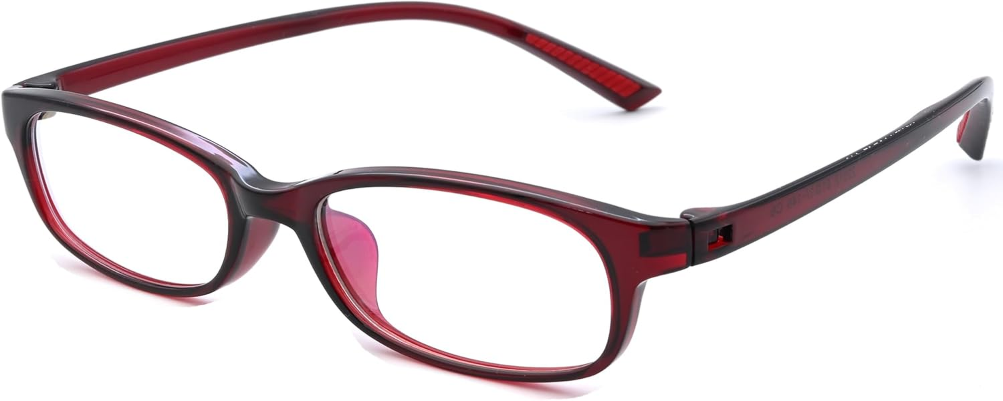 Onrtry Fake Clear Glasses Non  Eyeglasses Rectangular Frame Eyewear