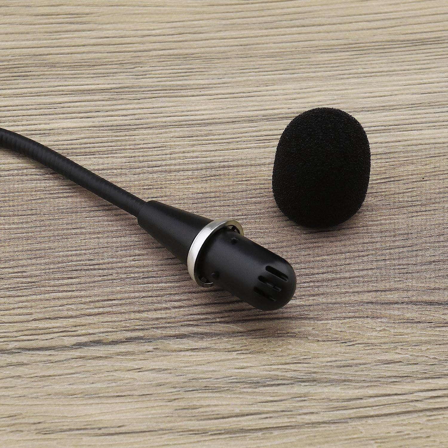 Emsea 2PCS 3.5Mm Mini Flexible Microphone Noise Canceling Mic for PC Laptop Amplifier Tablet Desktop Audio Input Devices Voice Chat Voice Recognition Recording image number 4