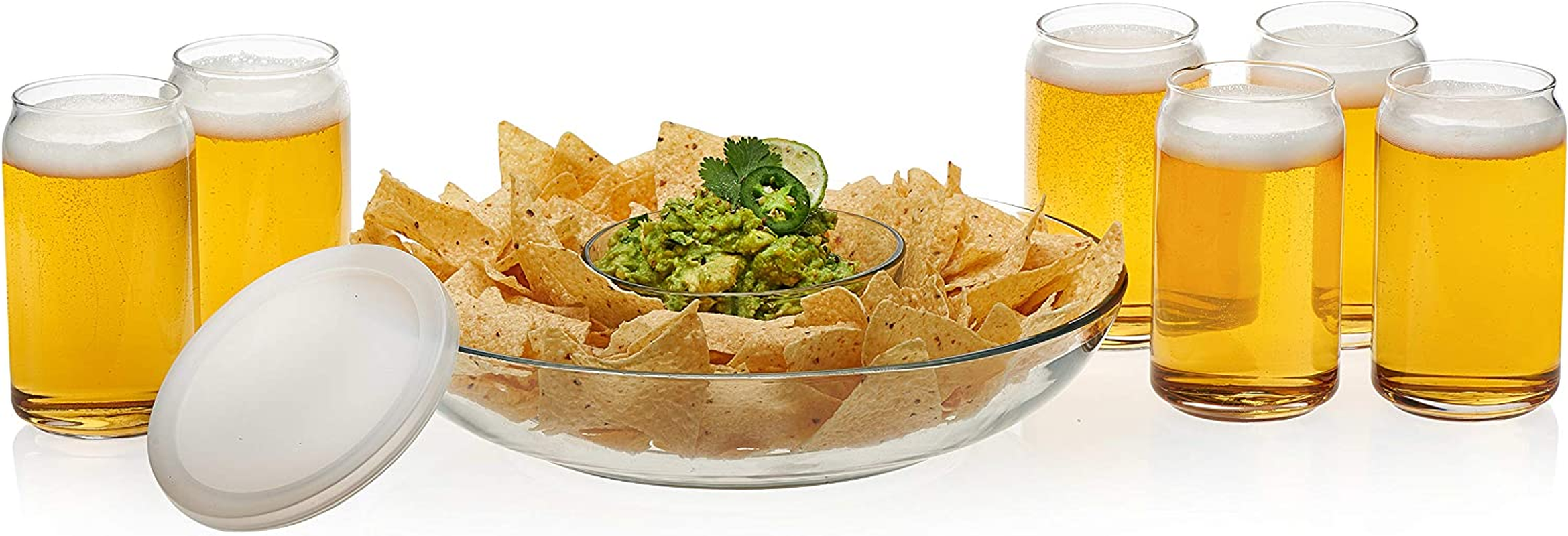 Libbey Classic Can Tumbler Glasses, Set of 4