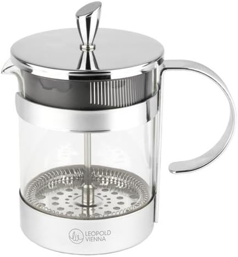 Leopold Vienna Coffee Maker Luxe 600Ml, Steel, Silver, 10.5 X 16.9 X 16.5 Cm image number 3